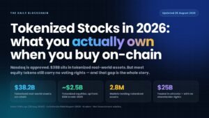 Tokenized stocks in 2026 explained
